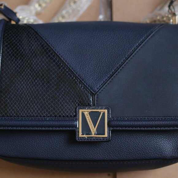 NWT Limited Edition Victoria Medium Shoulder Bag, Midnight Blue. - Picture 2 of 10